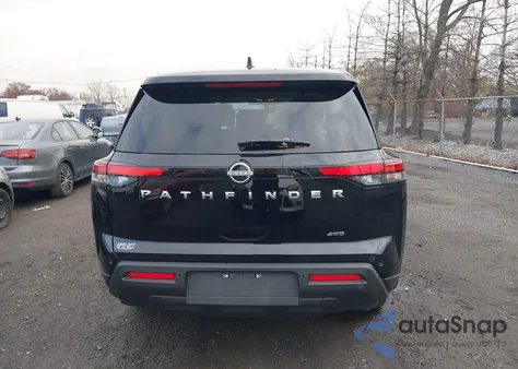 2025 Nissan Pathfinder S 4Wd z USA, uszkodzony, nr VIN 5N1DR3AC6SC277573